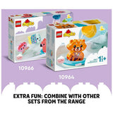 LEGO DUPLO floating animal bath toys, UK version