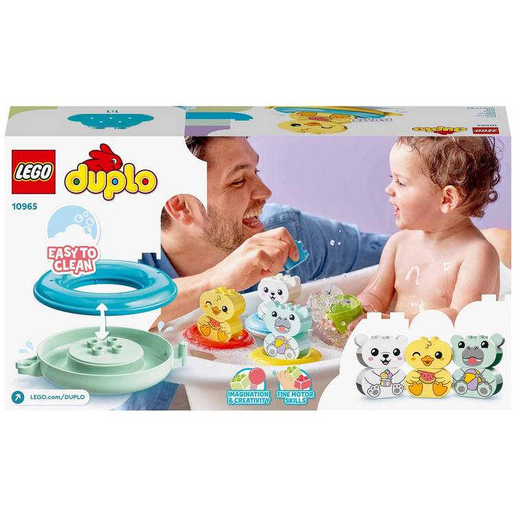 LEGO DUPLO floating animal bath toys, UK version