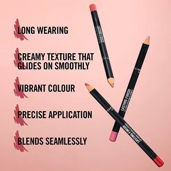 Rimmel Lip Liner 120 Pink Candy, imported from the UK