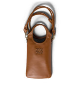 Harrods Miu Miu Calfskin Logo Phone Case- Buy online at McGrocer