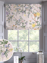 Next Pink Emporium Light Pink Floral Cotton Roman Blind- Buy online at McGrocer