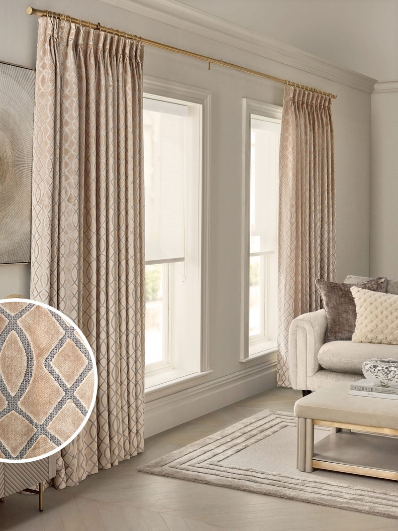 Natural Collection Luxe Linear curtains - British product