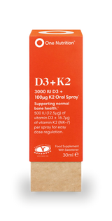 Holland & Barrett One Nutrition D3 + K2 Oral Spray 30ml- Buy online at McGrocer