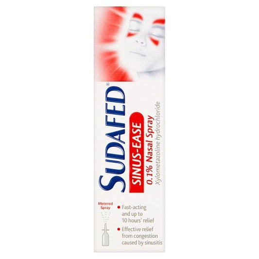 Sudafed Sinus-Ease 0.1% Nasal Spray 15ml GOODS Superdrug   
