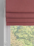 Raspberry Pink cotton linen roman blind made to measure - British product