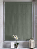 Nikki made to measure green roman blind (British brand)