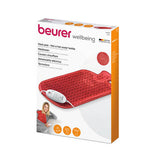 Beurer HK44 heat pad red extra-soft fleece - British product