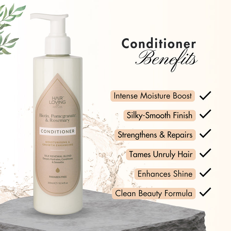 Hair Loving Silk Renewal Conditioner 300ml, imported from the UK