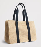 Eres Raffia Voyageur Tote Bag with structured weave, UK version