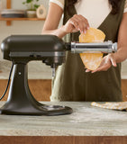 KitchenAid Evergreen Artisan stand mixer with walnut bowl 4.7L - British product