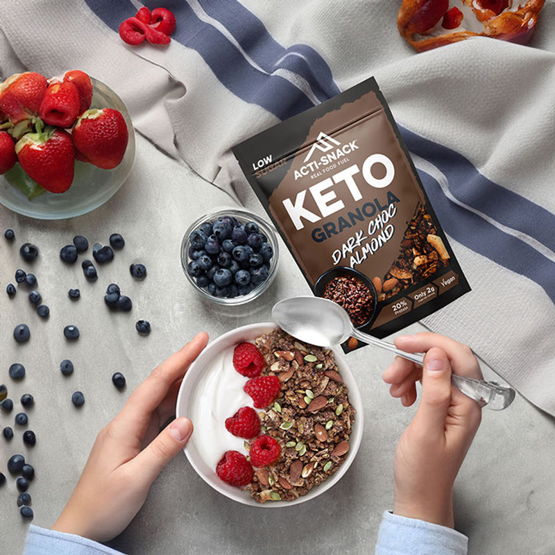 Keto Dark Chocolate Almond Granola 300g