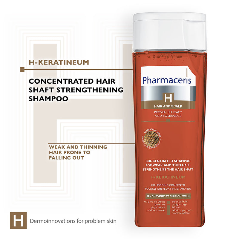 Pharmaceris H strengthening shampoo 250ml, UK version