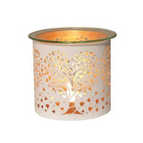 Superdrug Aroma 3-in-1 Wax Melt Burner and Tealight Holder - White Heart Tree- Buy online at McGrocer