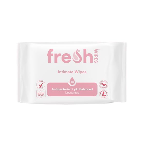 Freshwipes unscented intimate wipes (British brand)