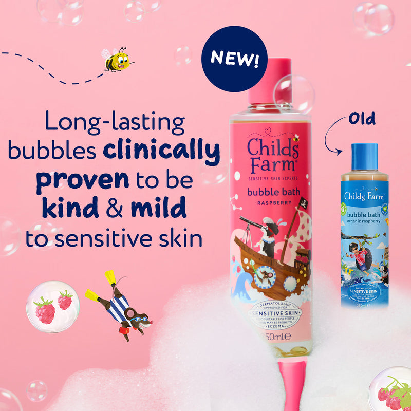 Childs Farm Bubble Bath Raspberry 250ml - British product
