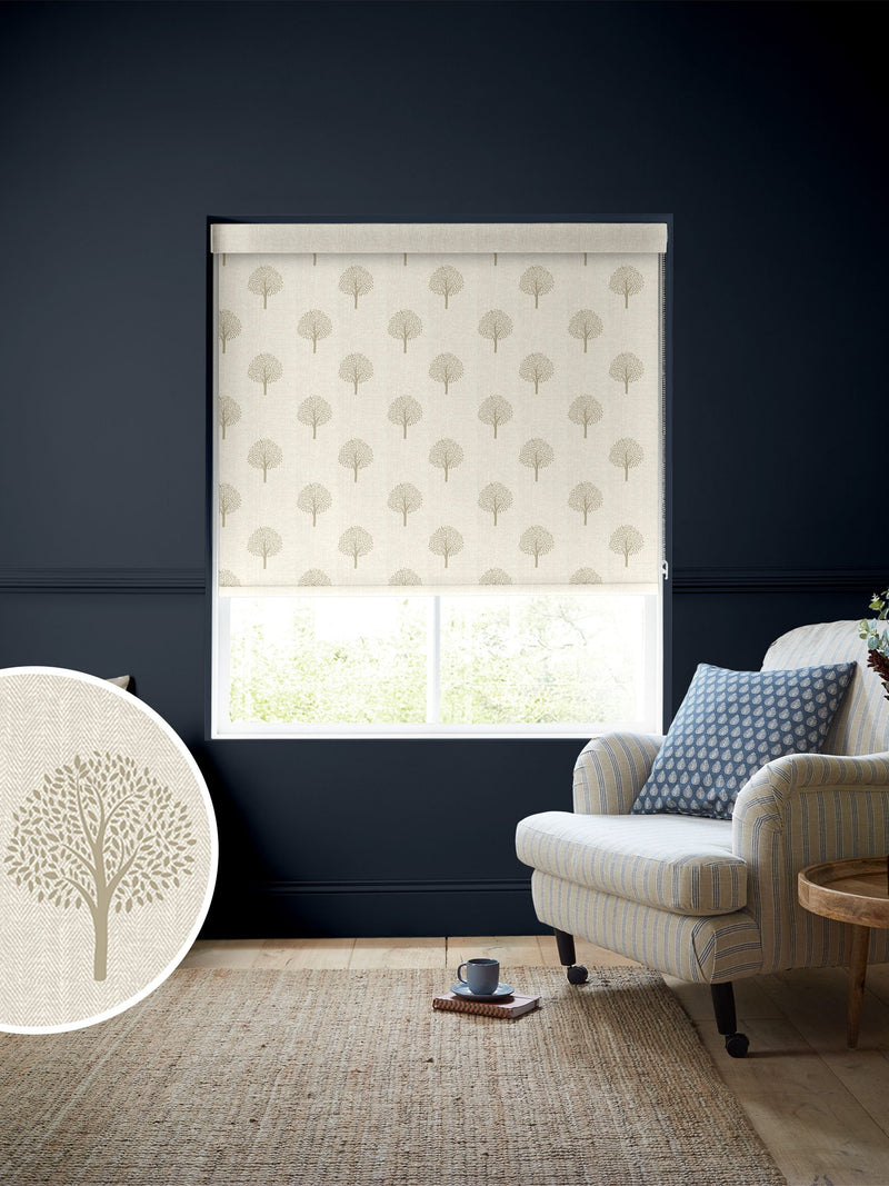 Emily Bond Natural Yew Tree Made to Measure Roller Blinds