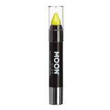 Moon Glow UV Body Crayons Intense Yellow, imported from the UK