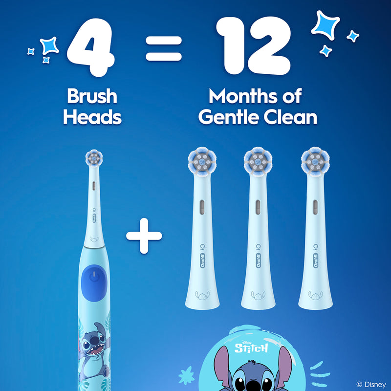 Oral-B iO Kids Stitch toothbrush head 2 pack - British product