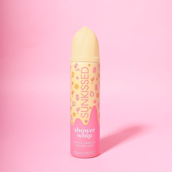 Sunkissed shower whip foam tropical smoothie 250ml (British brand)