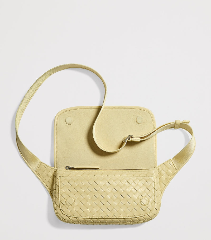 Bottega Veneta Veneto nappa leather belt bag, UK version