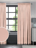 Nikki pink made to measure curtains, imported from the UK