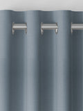 Blue Nikki made to measure cotton linen curtains, imported from the UK