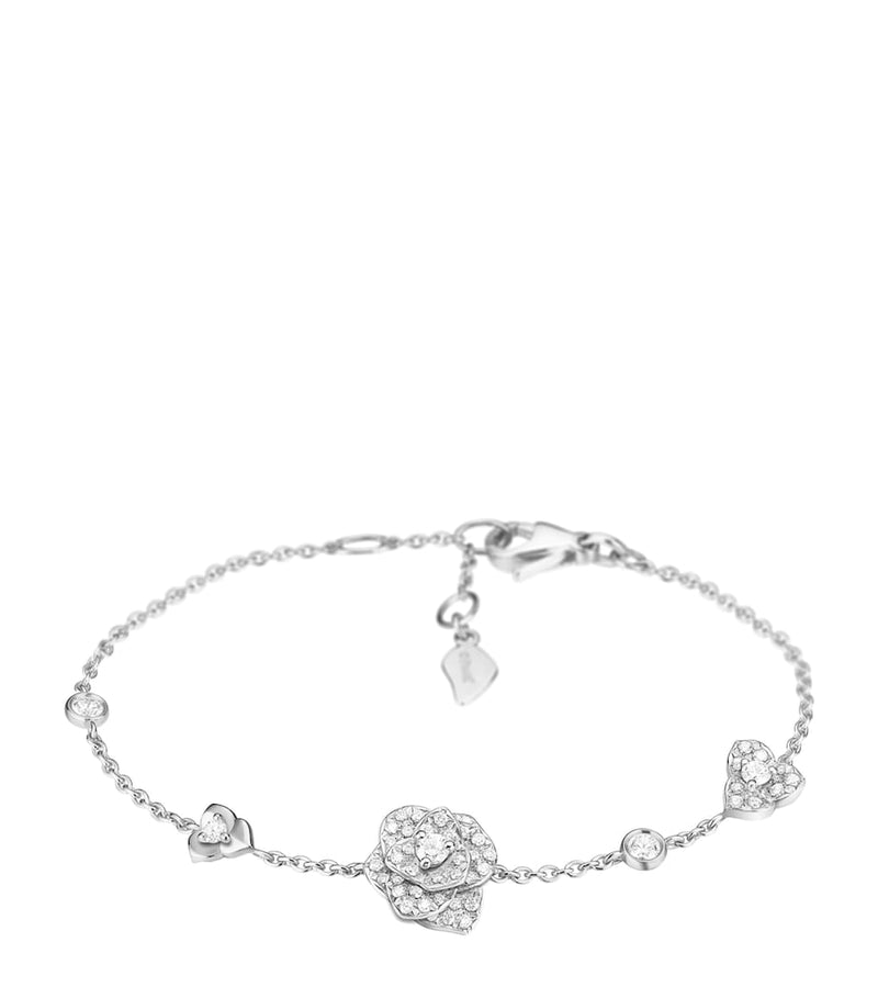 Piaget rose bracelet white gold diamonds (British brand)