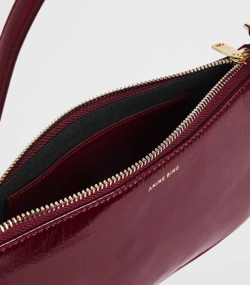 ANINE BING mini Elly shoulder bag in patent leather - British product