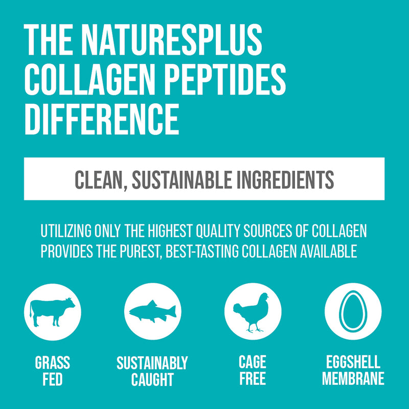 NaturesPlus collagen supplement with vitamin C 120 capsules (British brand)