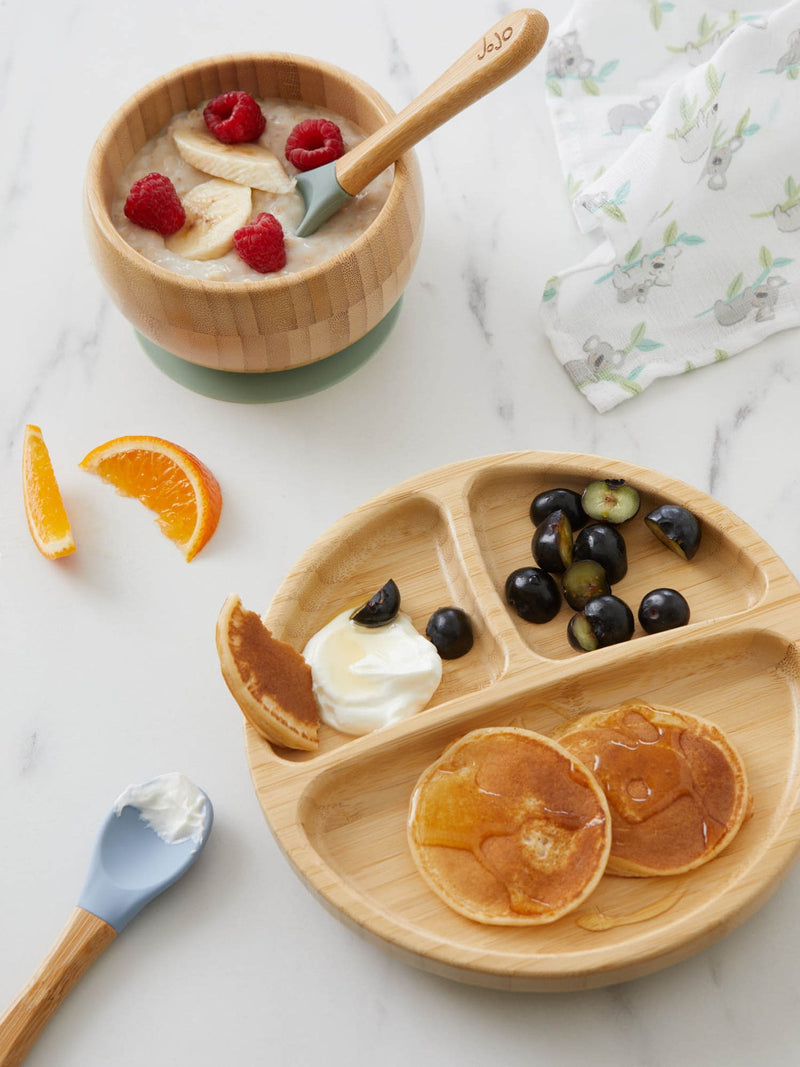 JoJo Maman Bébé bamboo weaning spoons 5-pack - British product