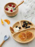 JoJo Maman Bébé bamboo weaning spoons 5-pack - British product