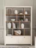 Malvern display shelf cream oak effect (British brand)