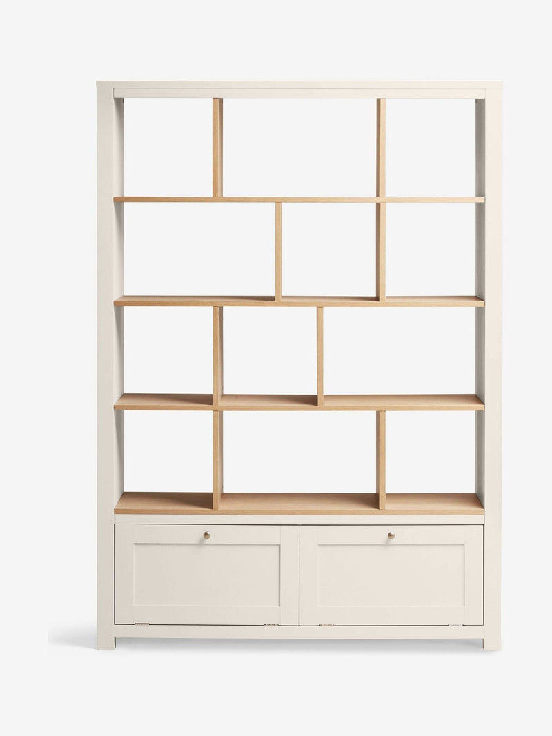 Malvern display shelf cream oak effect (British brand)