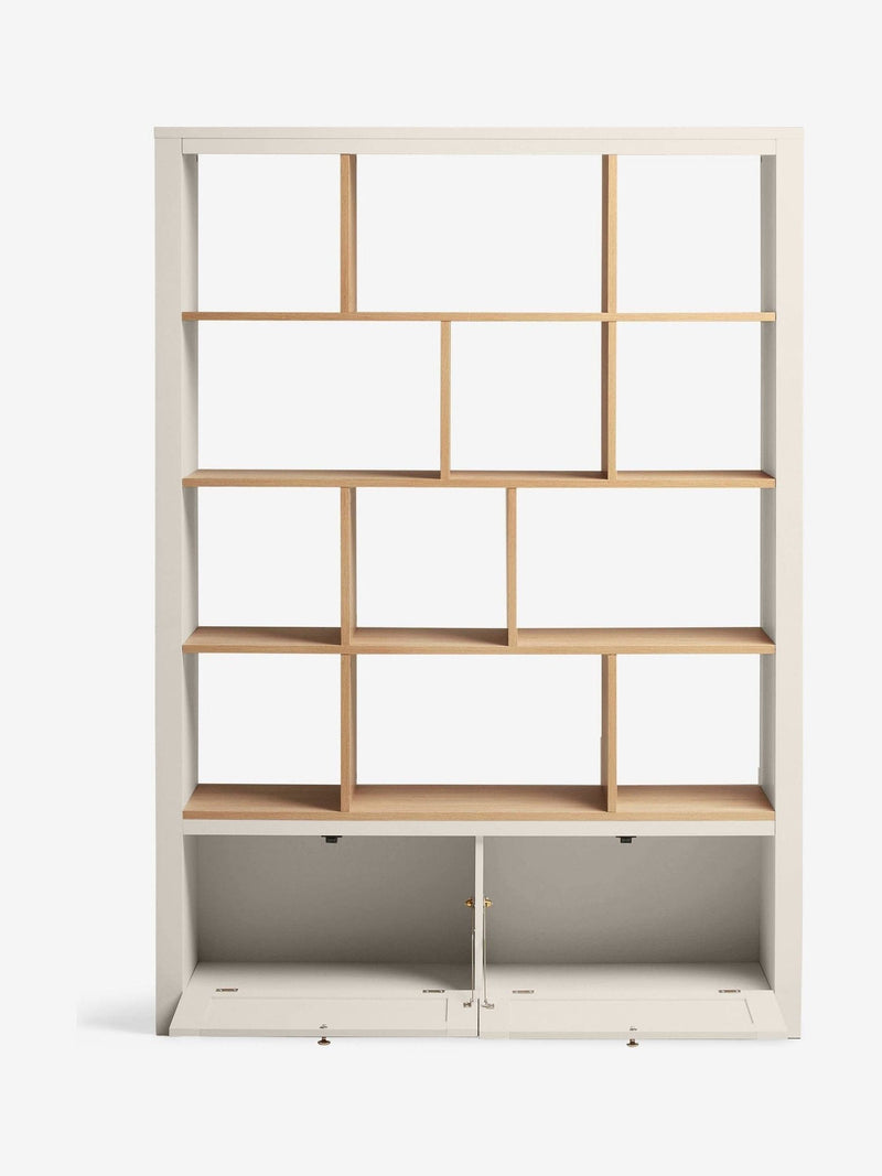 Malvern display shelf cream oak effect (British brand)