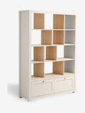 Malvern display shelf cream oak effect (British brand)