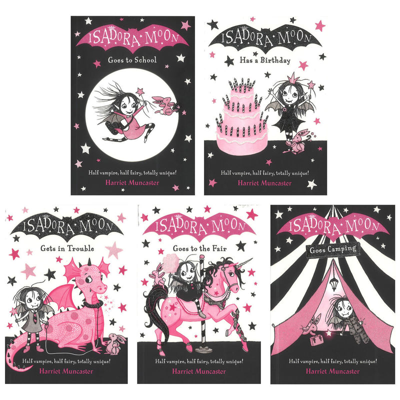 Isadora Moon children's 5-book collection, UK version