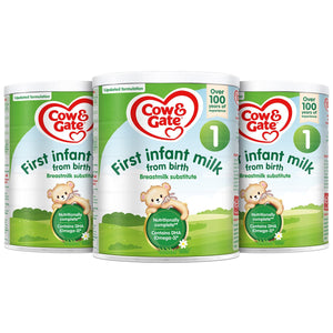First Infant Milk Powder from Birth, 3 Pack of 700g