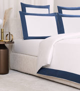 Harrods Frette Cotton Bold Duvet Cover 260cm x 240cm- Buy online at McGrocer