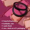 e.l.f. primer-infused matte blush Always Crushing, imported from the UK