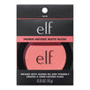 e.l.f. primer-infused matte blush Always Crushing, imported from the UK