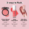 e.l.f. primer-infused matte blush Always Crushing, imported from the UK