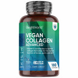 Superdrug WeightWorld Vegan Collagen Capsules with MSM, Vitamin C, Zinc, Hyaluronic Acid, Probiotics - 180 Capsules- Buy online at McGrocer
