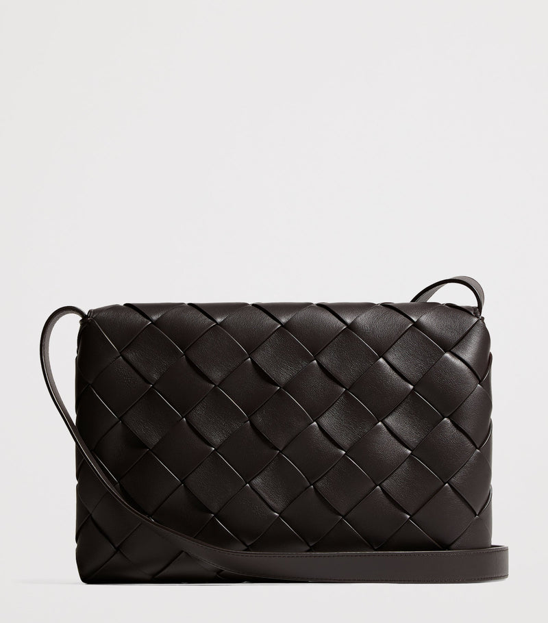 Bottega Veneta Intreccio Diago cross-body bag woven leather (British brand)
