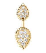 Harrods Boucheron Yellow Gold and Diamond Serpent Bohème Single Earring- Buy online at McGrocer