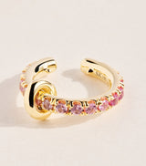 Harrods Spinelli Kilcollin Yellow Gold and Sapphire Elara Single Ear Cuff- Buy online at McGrocer