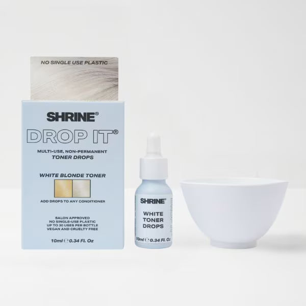 Shrine Rose Toning Drops for Light Base Hair (British brand)