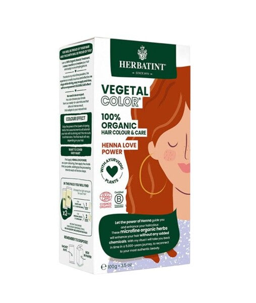 Herbatint Vegetal Organic Hair Color Henna Love Power