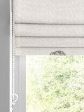 Emily Bond pebble grey 100% cotton roman blinds globe pattern, imported from the UK