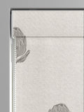 Emily Bond pebble grey 100% cotton roman blinds globe pattern, imported from the UK