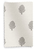 Emily Bond pebble grey 100% cotton roman blinds globe pattern, imported from the UK